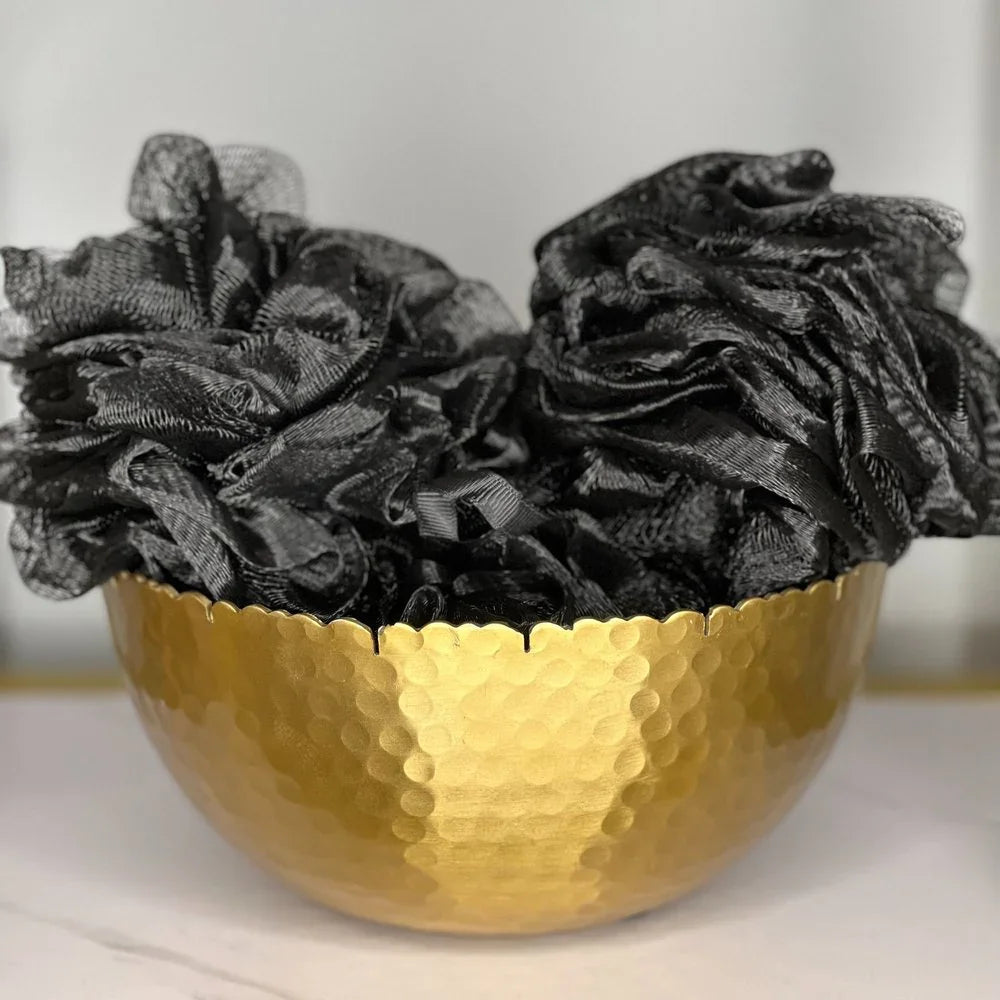 Black Mesh Sponge - Natty Glow Bar